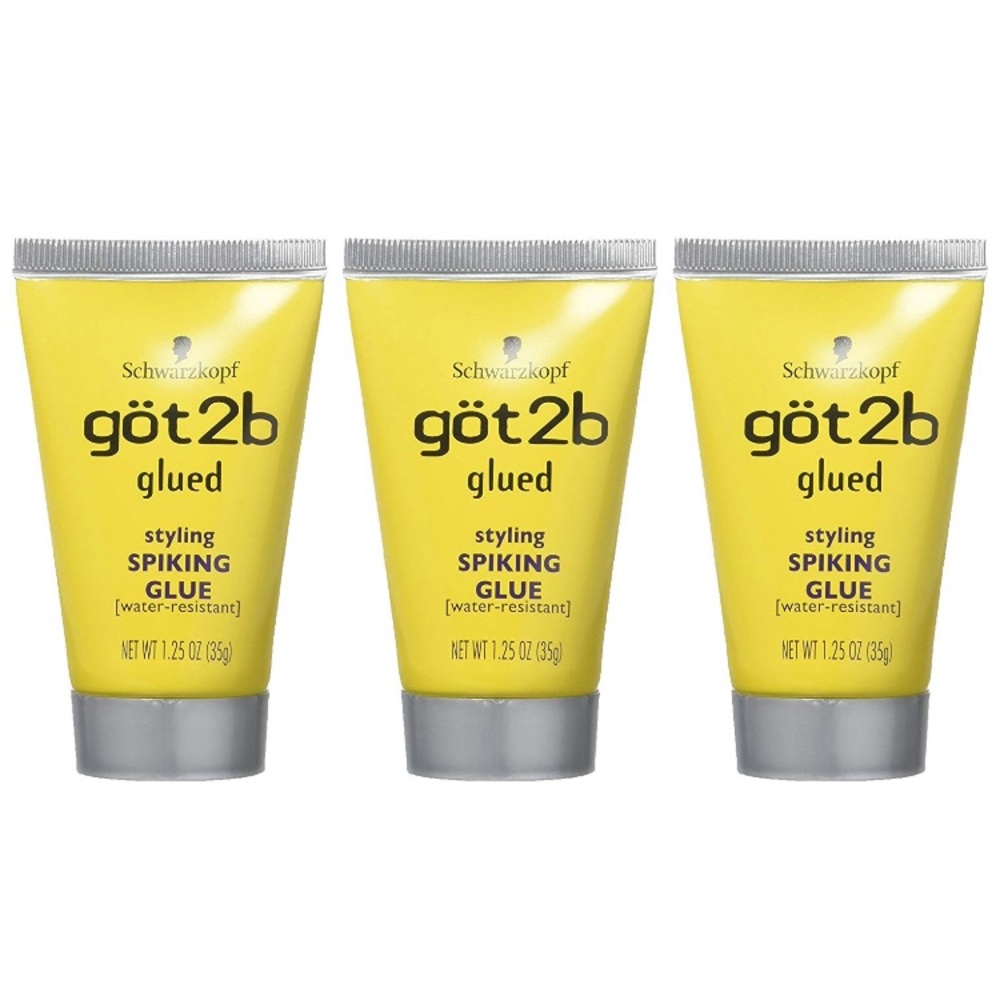 GOT2B 3 PACK 1.25 OZ HAIR STYLING SPIKING GEL *NEW